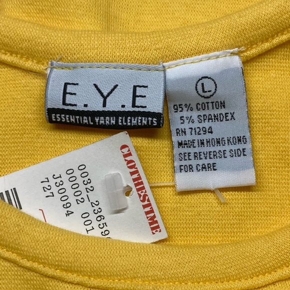 EYE Yellow Women's Tank Top New - Picture 8 of 10